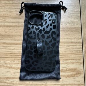 Midnight Leopard iPhone 13 Loopy Case